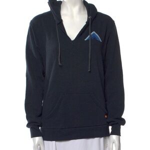 Aviator Nation Gray and Blue Hoodie